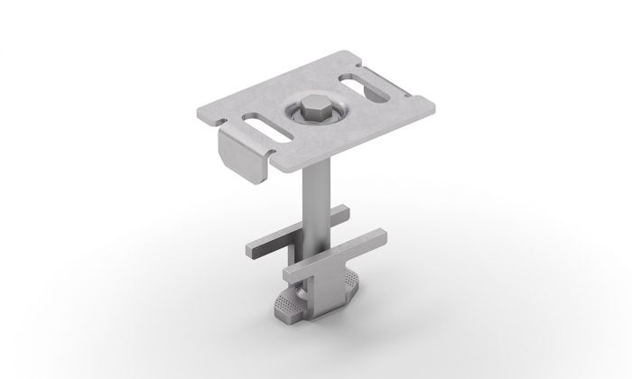 Weland Mittklämma komplett – Grå